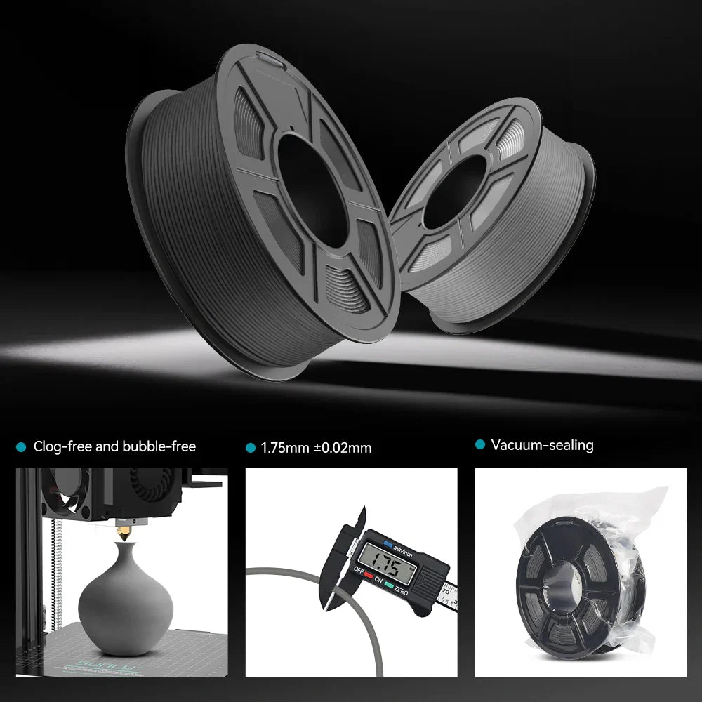 Matte PLA 3KG Large Spool 3D Printer Filament 3KG